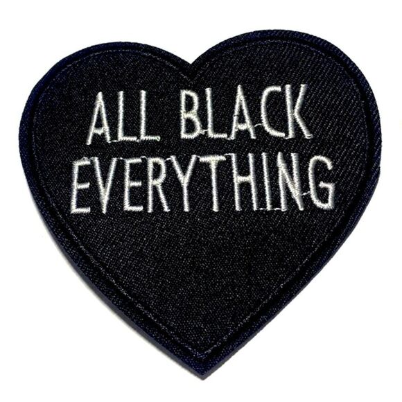 “All Black Everything”, Iron-On Patch, Unisex - Picture 6 of 7